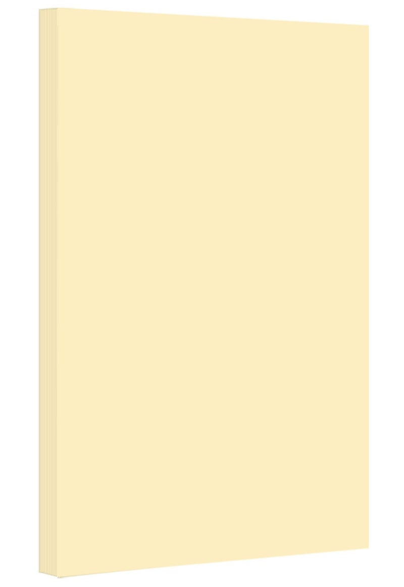 S Superfine Printing Ivory Pastel Color Card Stock | 67Lb Cardstock | 11â€ x 17â€ Inches | 50 Sheets Per Pack - Image 1
